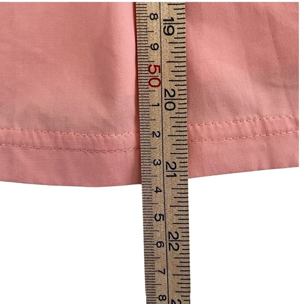 Smith & Quinn Top Womens Small Pink Navy Ric Rac Off Shoulder New Cotton Blouse - Picture 11 of 13
